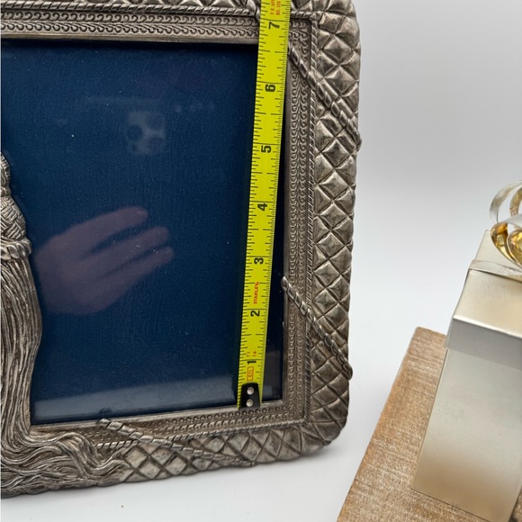 Vintage Godinger Elegant Silver Photo Frame and Candle Holder - Picture 9 of 15